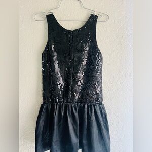 Joe fresh sequin girls dress fits 6/7